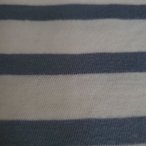 J. Crew Crewcuts Kids Girls Striped Asymmetrical Peplum Long Sleeve Top Size 8 - Picture 6 of 13